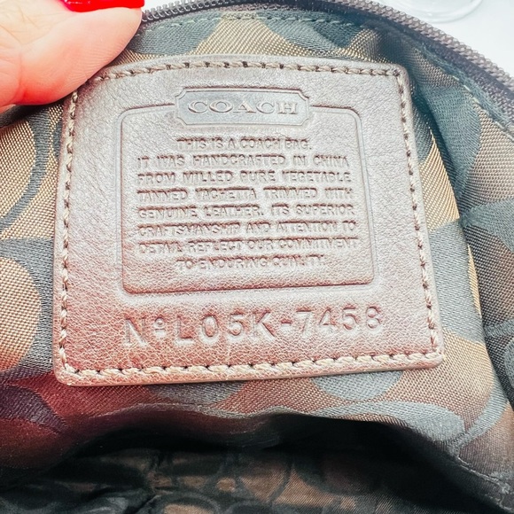 Coach Vintage #7458 Whiskey Leather Bag - Picture 11 of 16